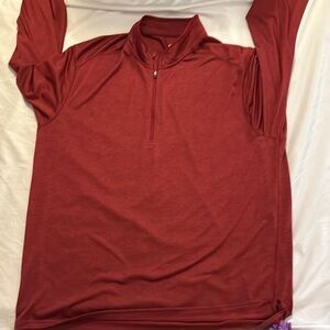 Nike Red Quarter-Zip Pullover